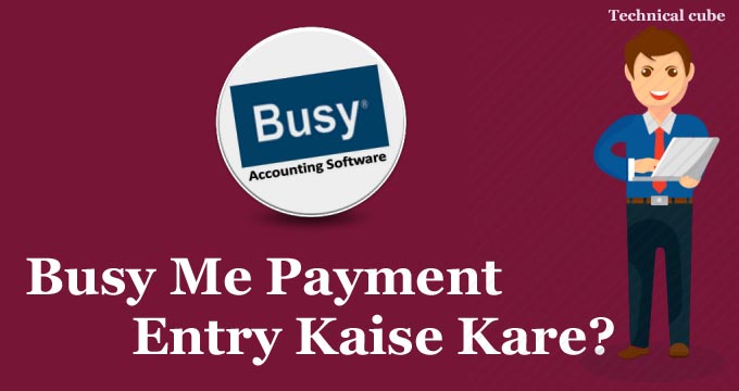 Busy Me Payment Entry Kaise Kare