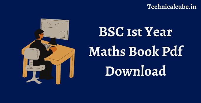 BSC 1st Year Maths Book Pdf Download